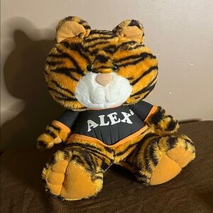 😄Alex the purring tiger vintage Avon 1993 plush toy